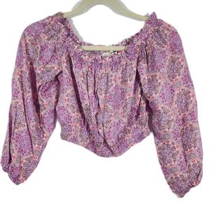 Live To Be Spoiled Long Sleeve crop Women’s Small